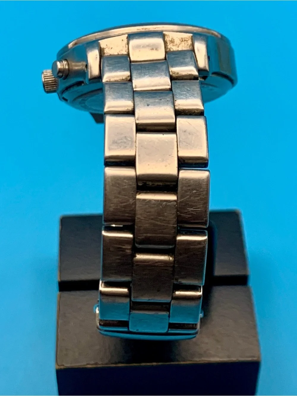 FOSSIL KALEIDO LI2092 University Of Oklahoma Men’s Vtg Wristwatch Works New Batt